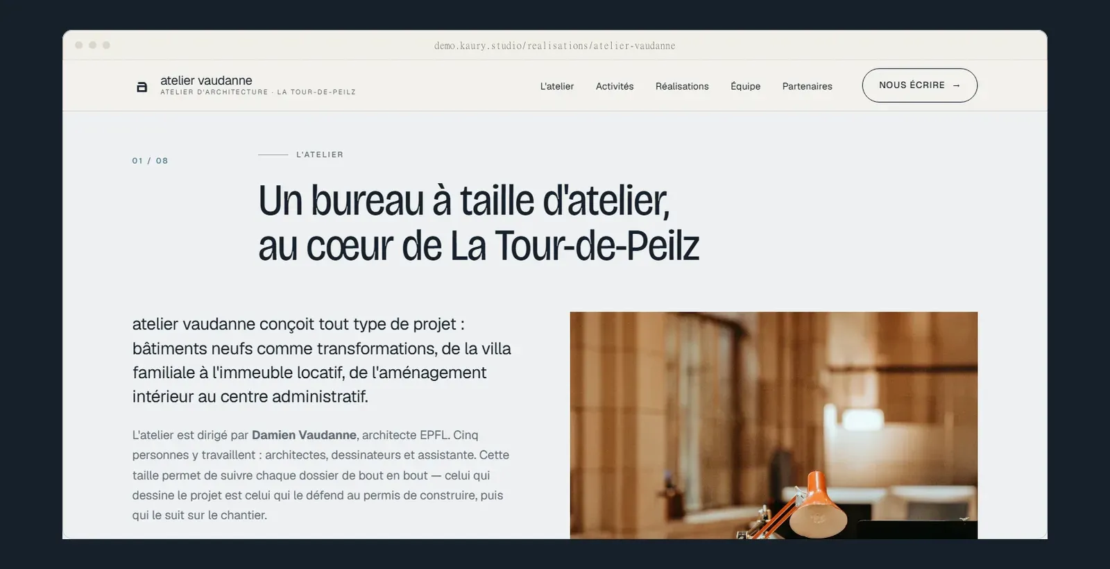 Atelier Vaudanne, visuel 2
