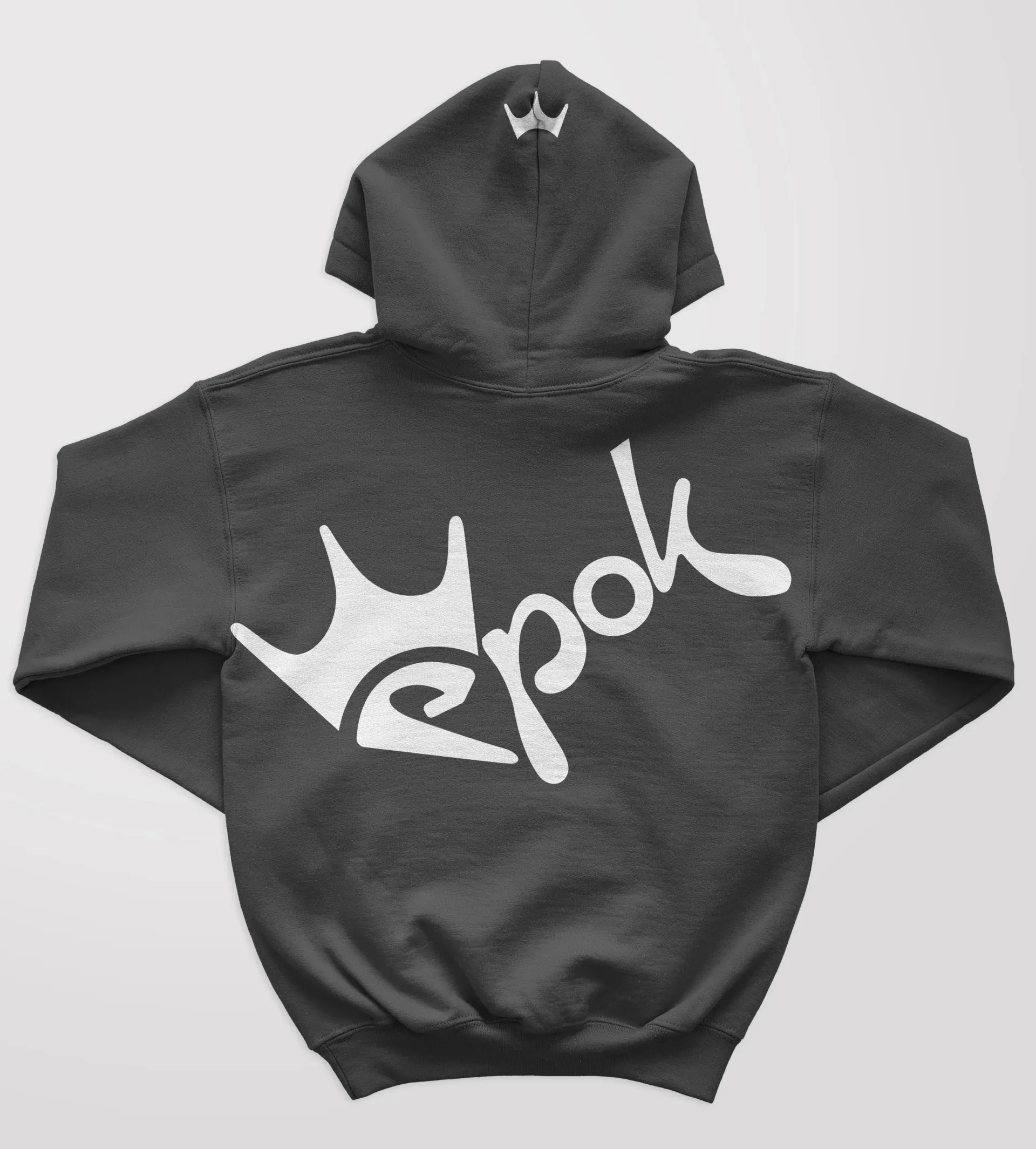 Hoodie de la marque Epok avec logo couronne blanc