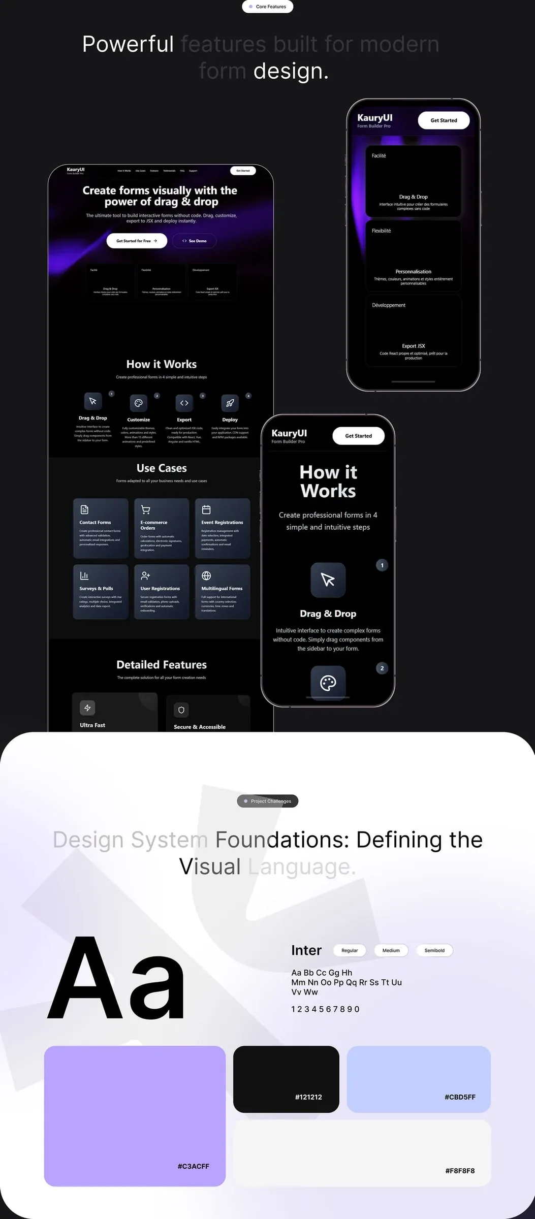 KauryUI — A Modern UI Framework, visuel 9