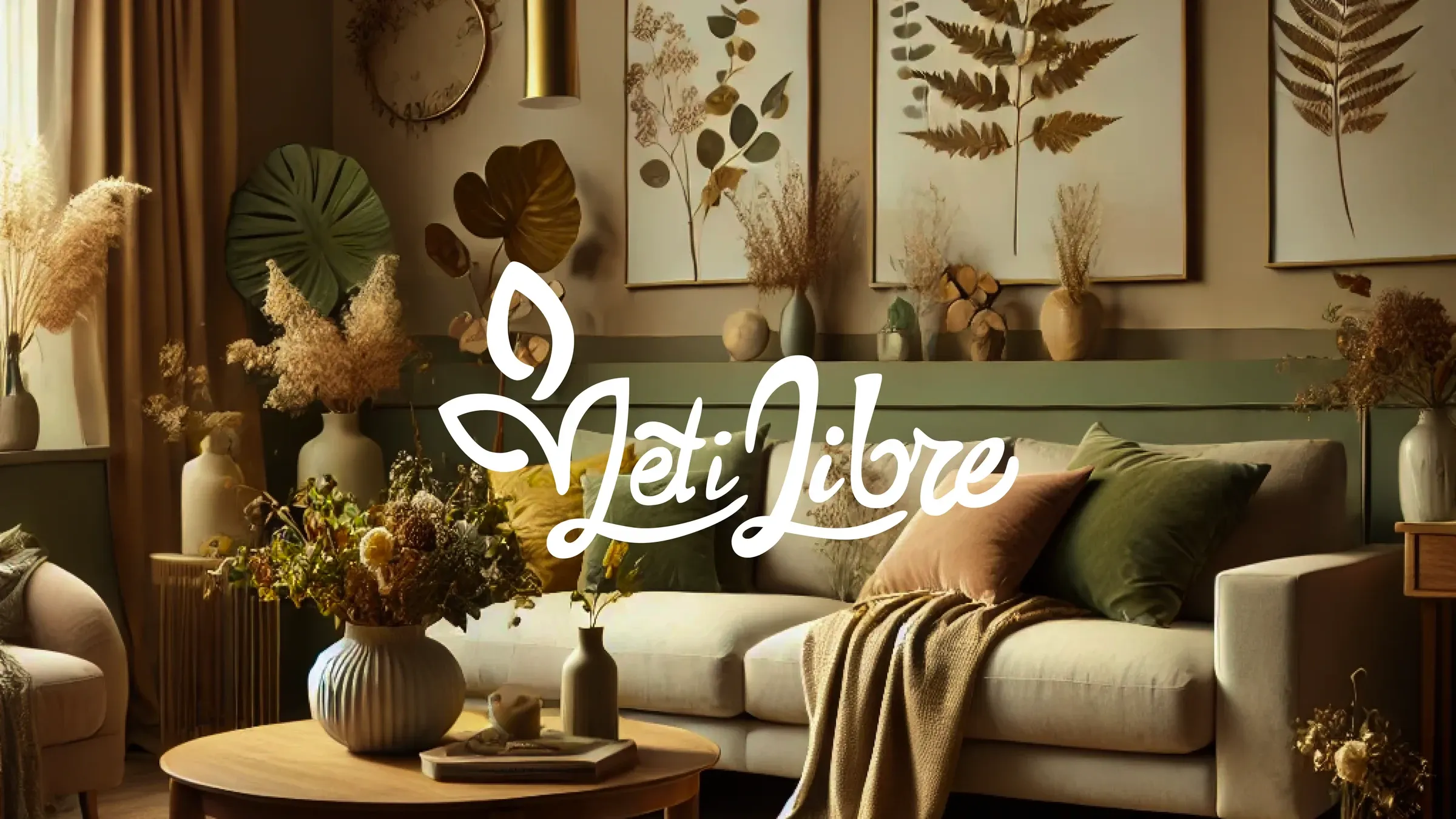 LetiLibre visual identity, a nature-inspired life coach brand