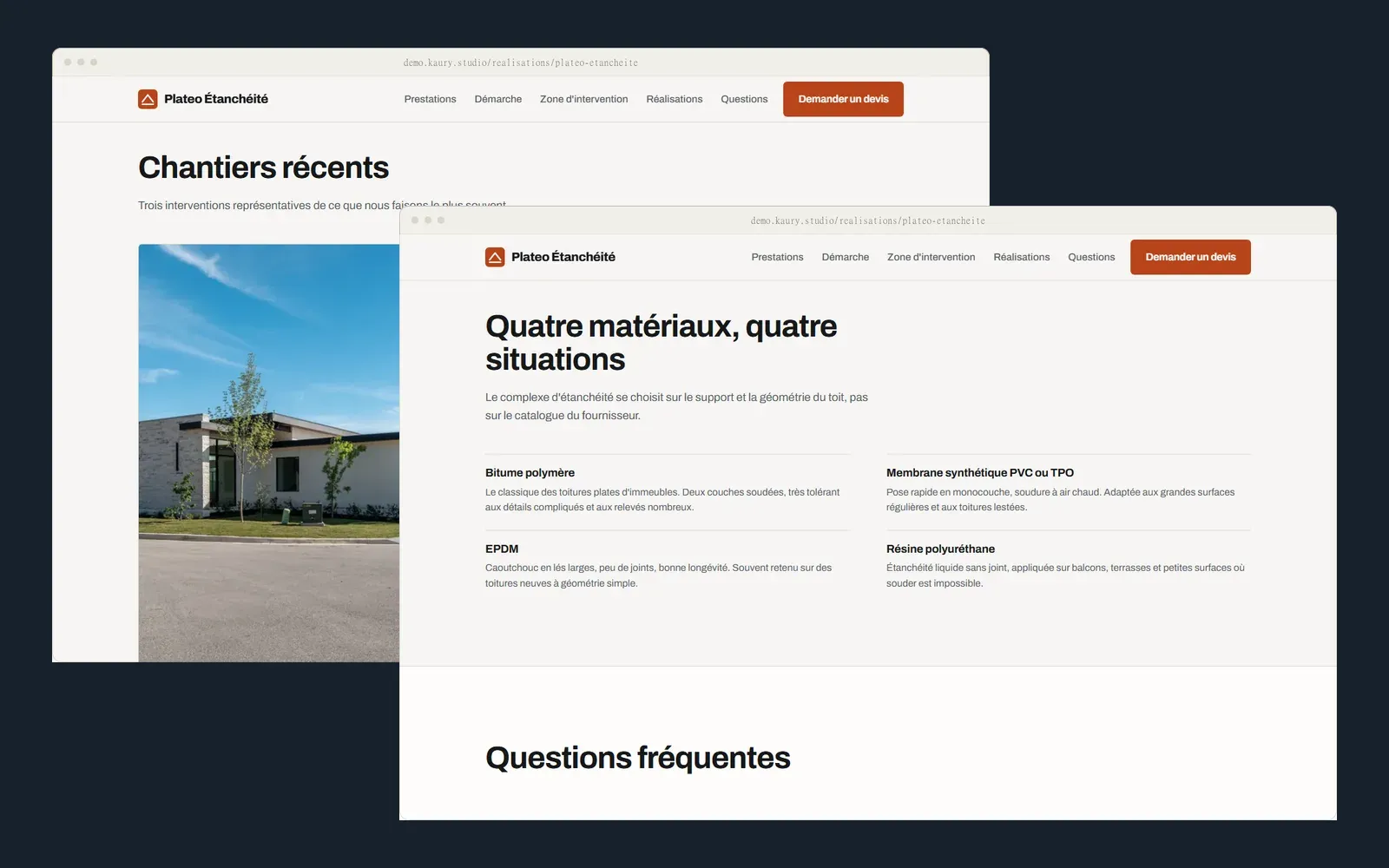 Plateo Étanchéité, visuel 4