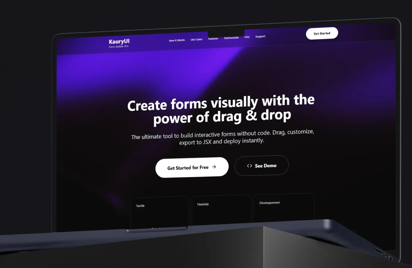 KauryUI animations and components in context